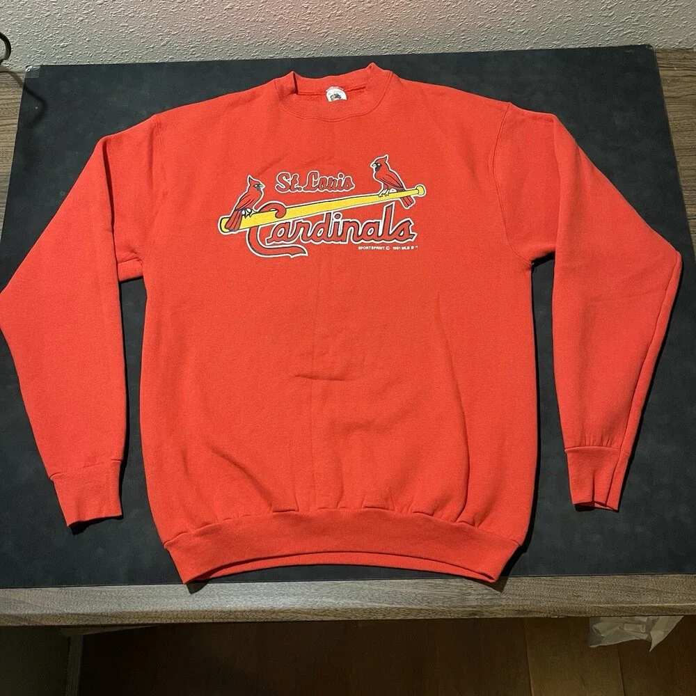 Vintage St Louis Cardinals Sweatshirt 1980s MLB World Series Champion Pullover